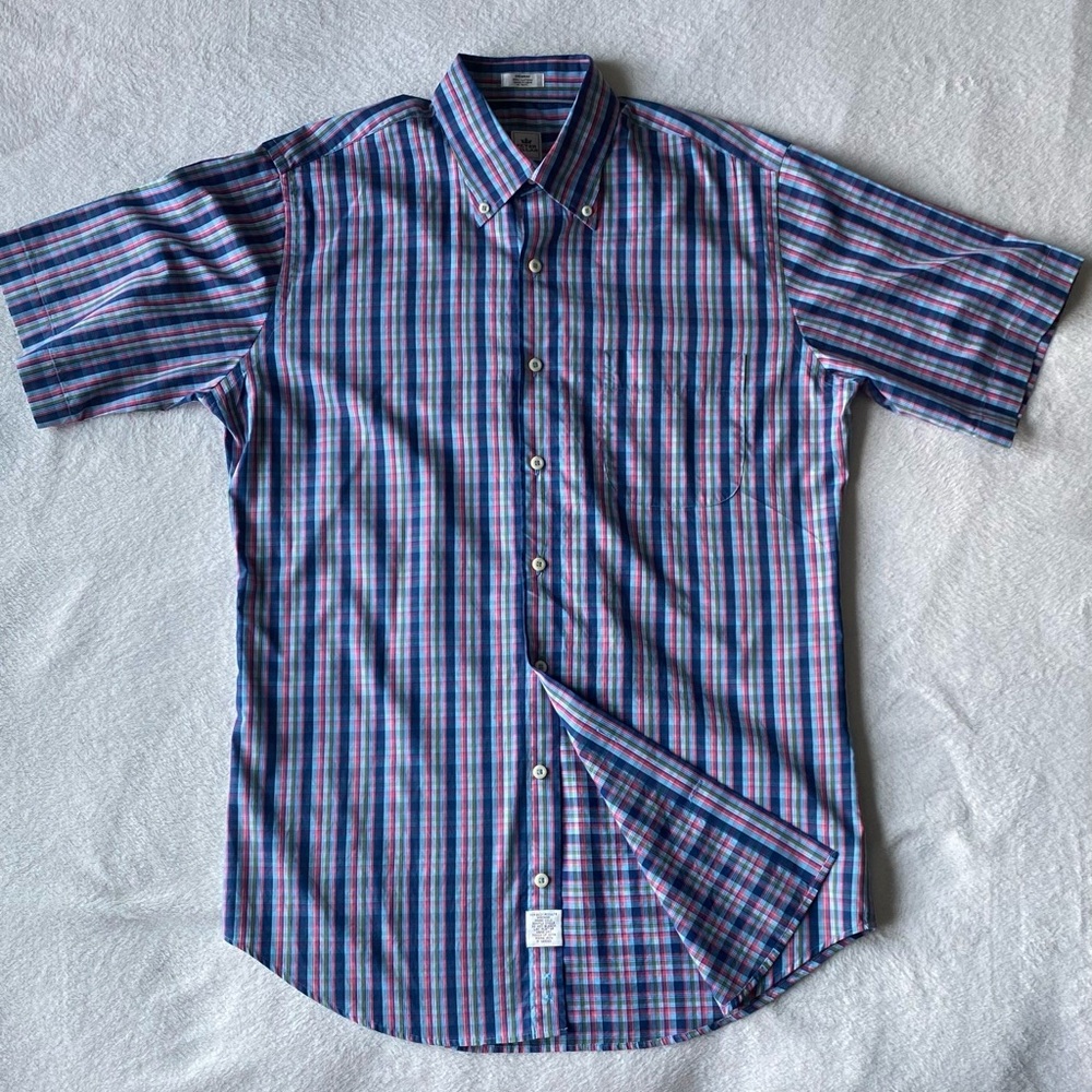 Peter Millar Multicolor Striped Button Down Shirt Medium “Seaside Finish”